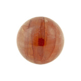 Red Golden Healer Quartz Sphere from Madagascar with Deep Burgundy with Sparkling Silver with Lucite Stand