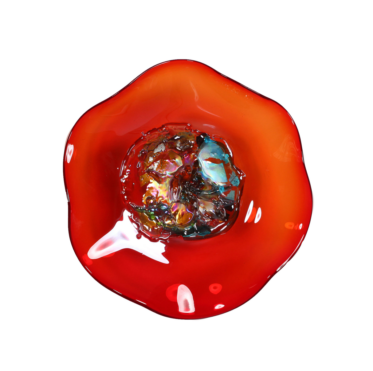 Wall Plate Small - Red Jewel