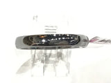 Polished silver tungsten 4mm domed comfort-fit band