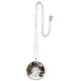 Labradorite Wire Wrapped Tree of Life Necklace - Sacred Geometry