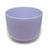 10-inch amethyst quartz singing bowl in lavender, angled view showing frosted interior
