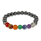 8mm Chakra Beaded Bracelet