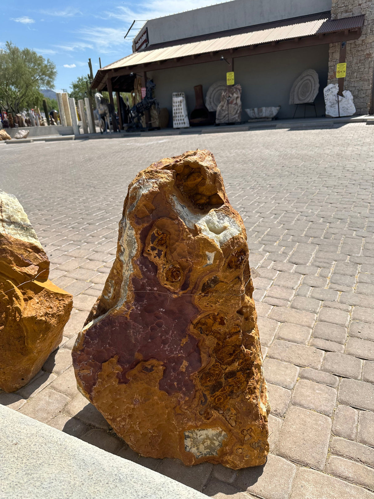 Green Talan Onyx RUSTIC ROCK Fountain