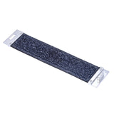 Wide Crystal Wrap Bracelet - Black with Magnetic Clasp