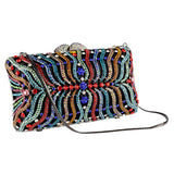 Multicolor Wave Jewel Purse
