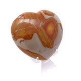 Polychrome Jasper Heart with Lucite Cluster Stand