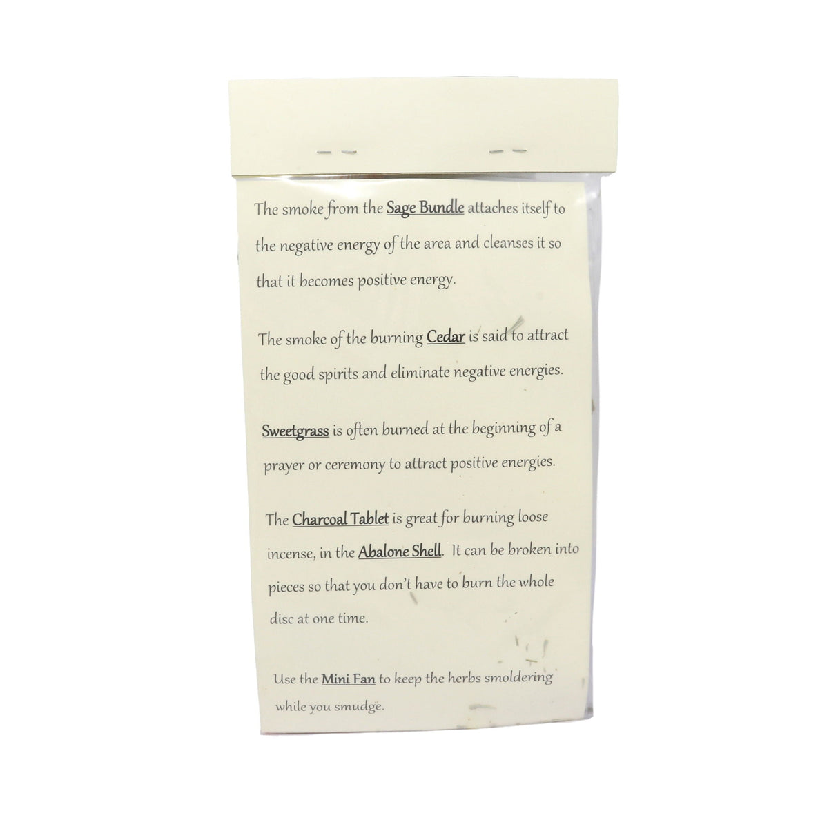 REG Branded Smudge Kit with Sage, Abalone Shell and Feather
