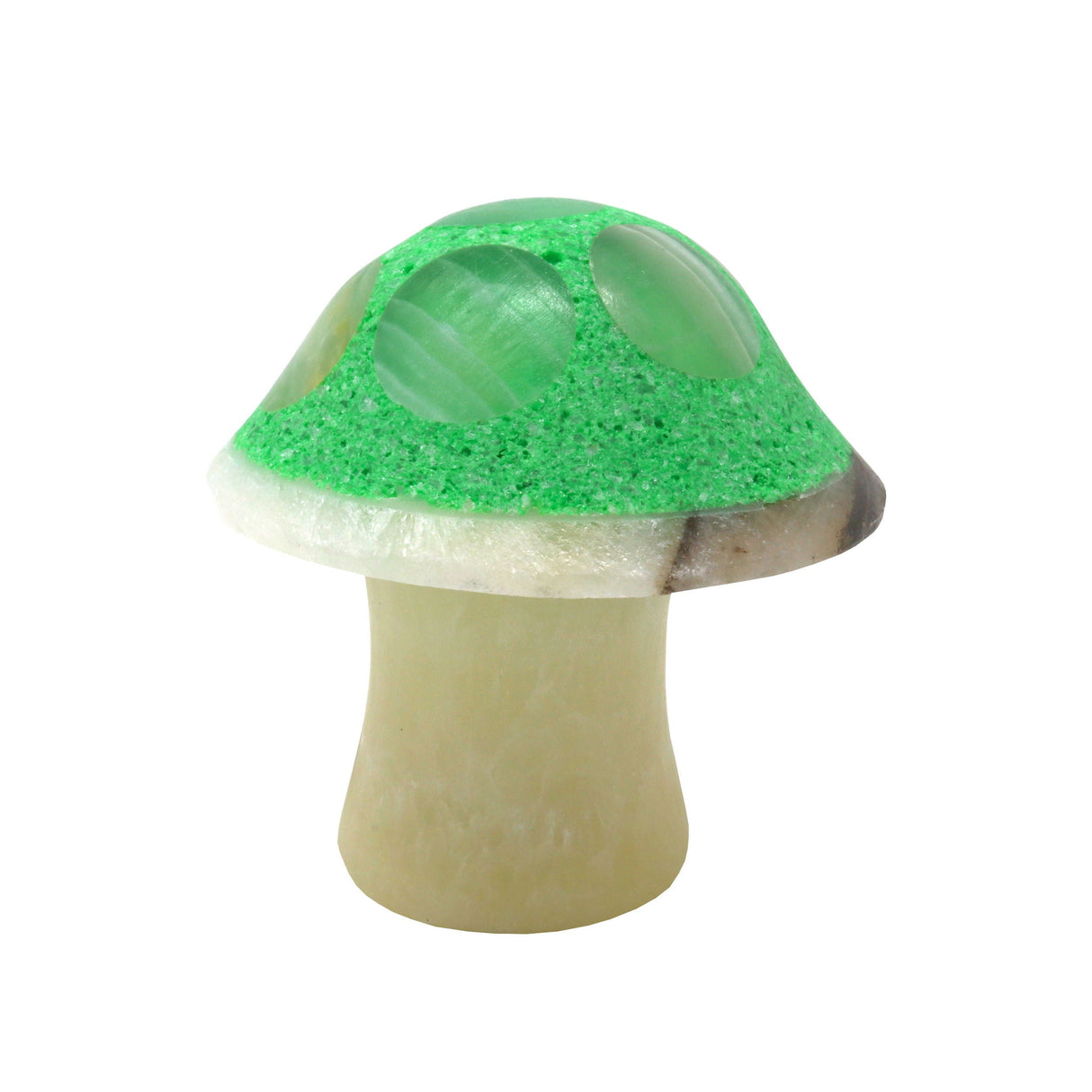 Shroominary Luminary - Mini Green Mushroom Lamp