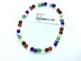 Bracelet perles 7 chakras 4mm