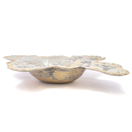 View of High Polished Gray Gold Onyx Bowl