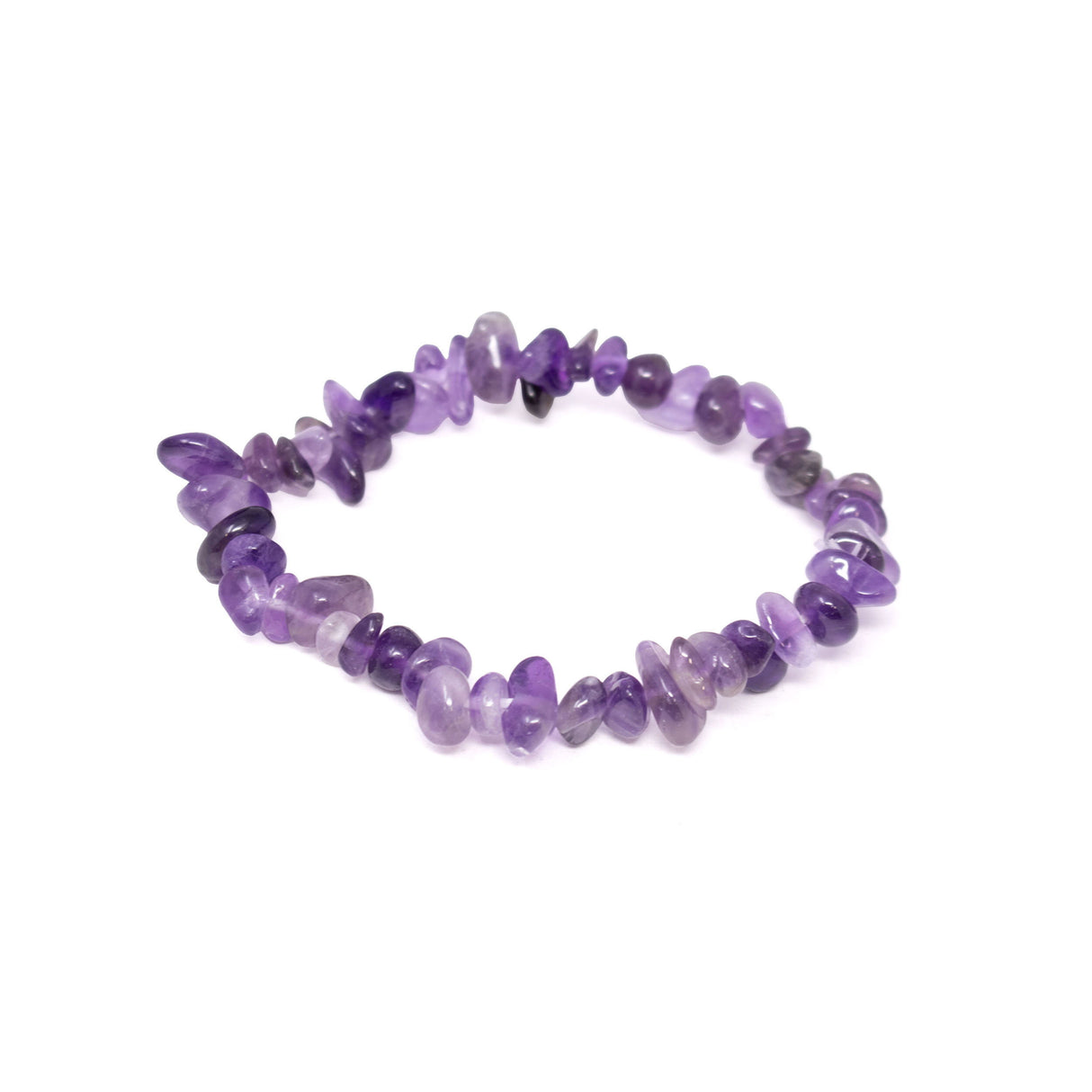 View of Amethyst Chip Bracelet