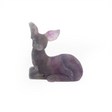 View of Purple Fluorite Deer Carving