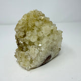 Natural Citrine Crystal Cluster - Polished Stalactite Bulb with Cut Base