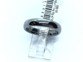 View of Tungsten Ring 4mm Polished Domed S7.5