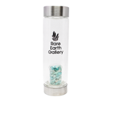 View of Rare Earth Gallery Water Bottle - Amazonite Filled Dome