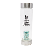 View of Rare Earth Gallery Water Bottle - Amazonite Filled Dome