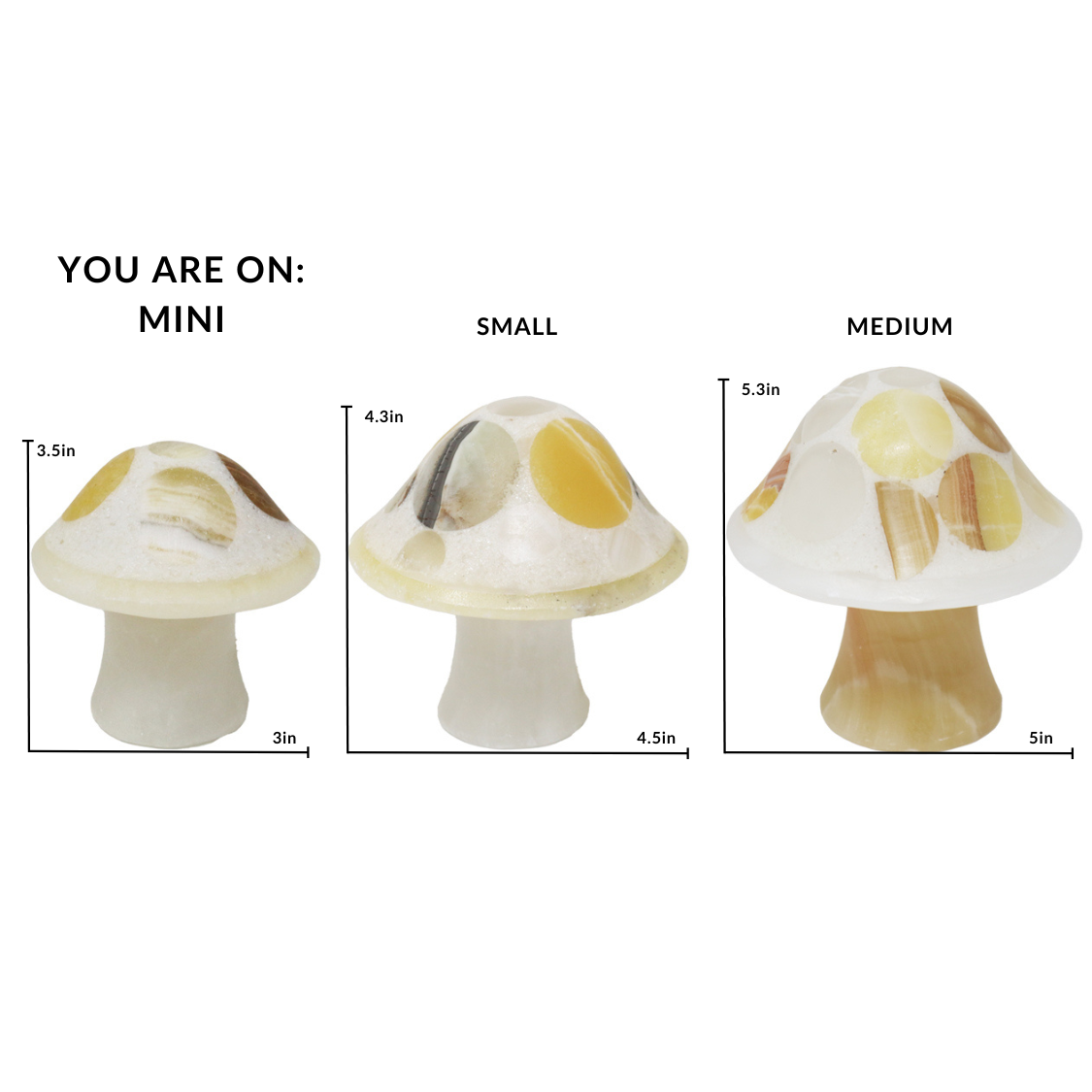 Shroominary Luminary - Mini White Mushroom Lamp