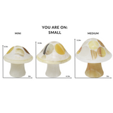 Shroominary Luminary - Small Green Mushroom Lamp