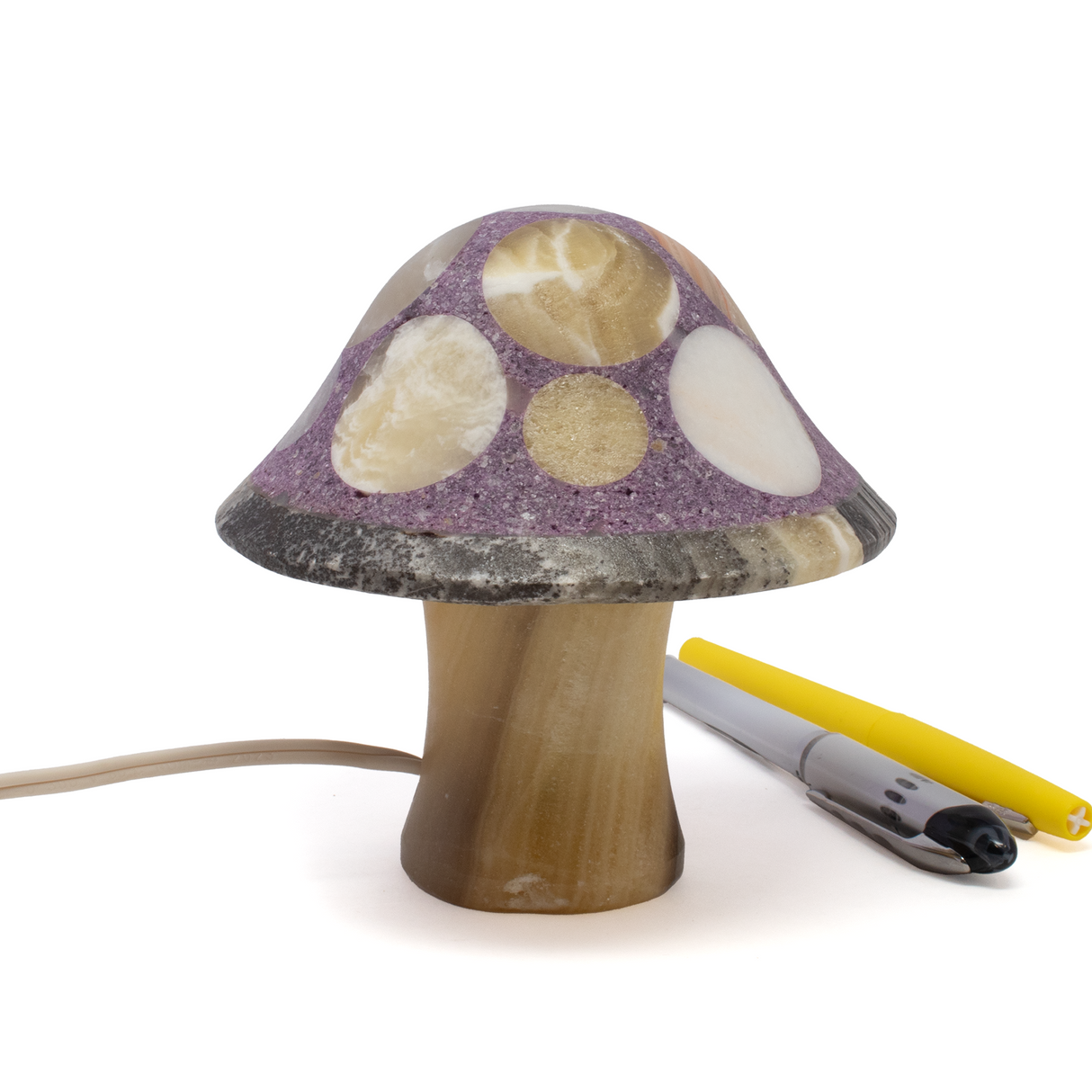 Shroominary Luminairy - Small Purple Mushroom Lamp