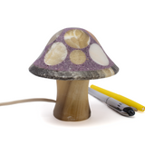 Shroominary Luminairy - Small Purple Mushroom Lamp