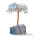 Gemstone Beaded Crystal Tree On Fluorite Base