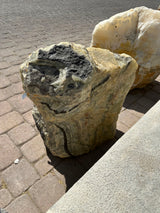 Green & Gray Onyx Boulder Fountain - With Shield Shape