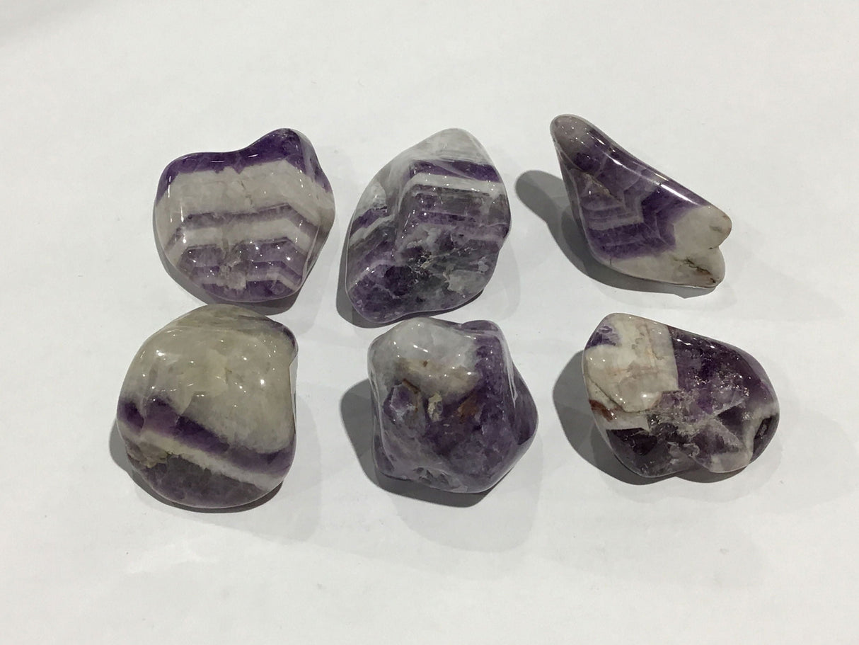 Tumbled Chevron Amethyst -Small