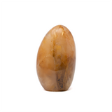 Golden Healer Freeform Polished With Cut Base - Dark Yellow Hematoid Quartz