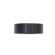 Rare Earth Gallery 9mm black tungsten ring with a brushed finish and pipe cut design