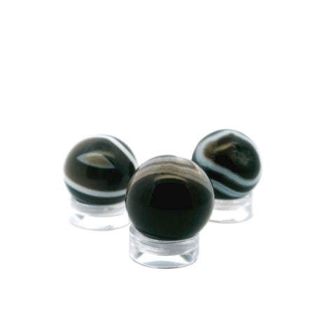 View of Sardonyx Sphere - Marble Size