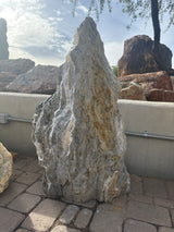 TEHUACAN Gray Onyx Rock Fountain ***NO Basin - Pointy Boulder