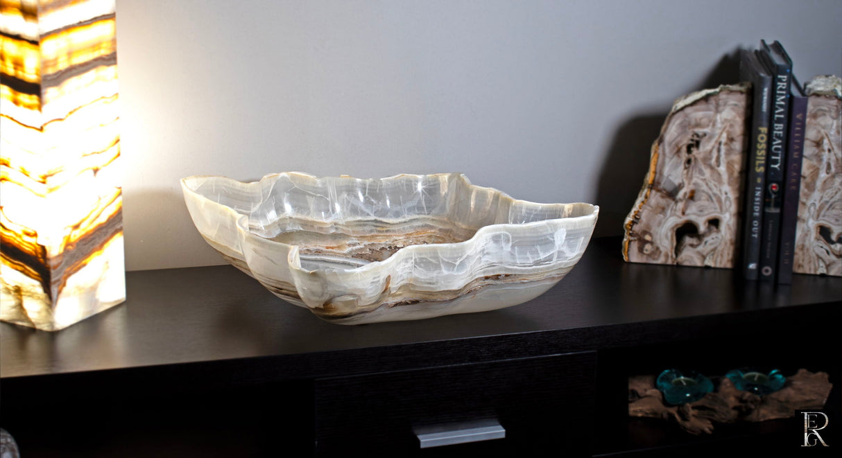 Pearlescent Onyx Vessel