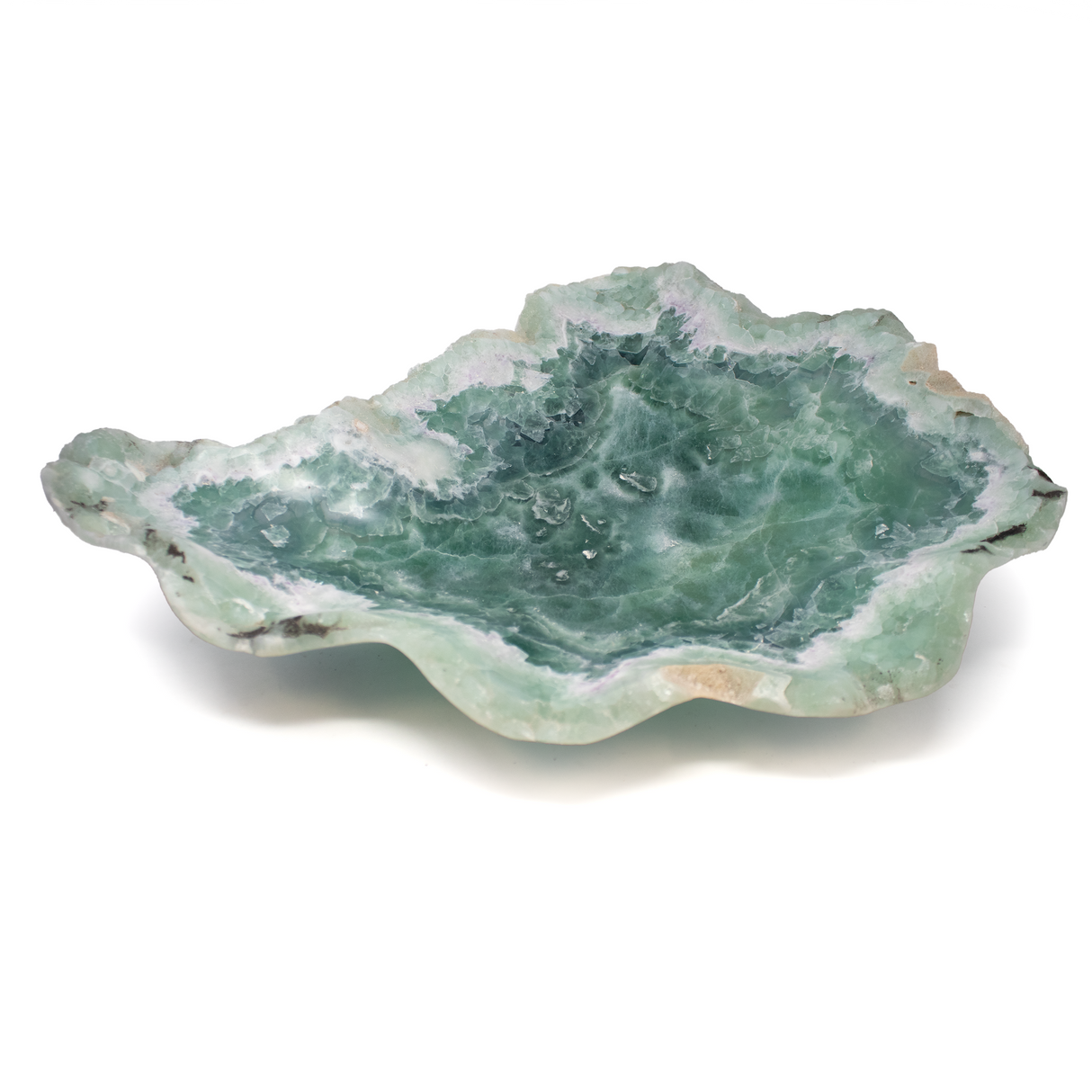 View of Fluorite Onyx Vessel - Shallow Depth - from Mexico