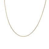 22" Adjustable Gold Overlay Round Box Chain