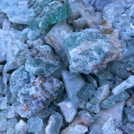 View of Rough Mexican Fluorite per OZ