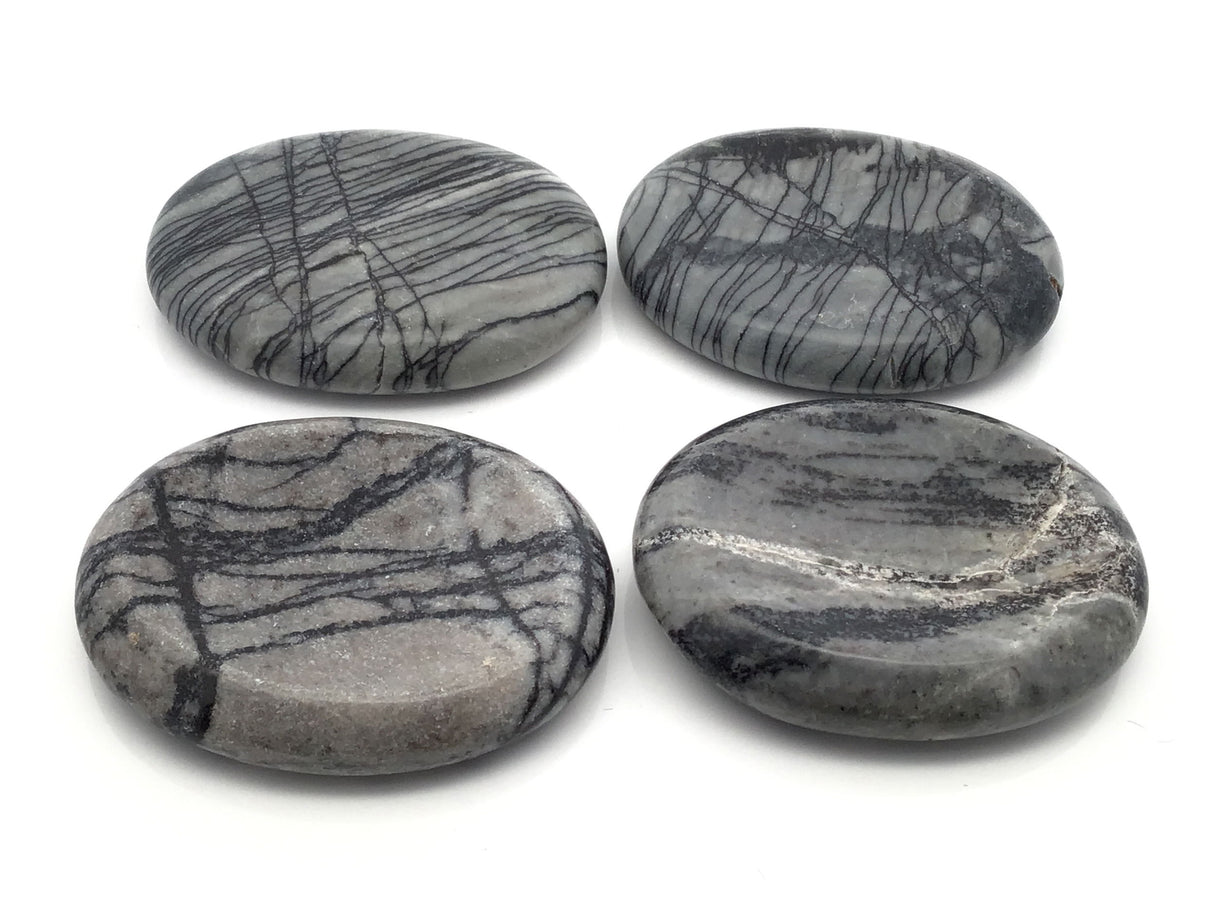 Zebra Jasper Worry Stone From Egypt