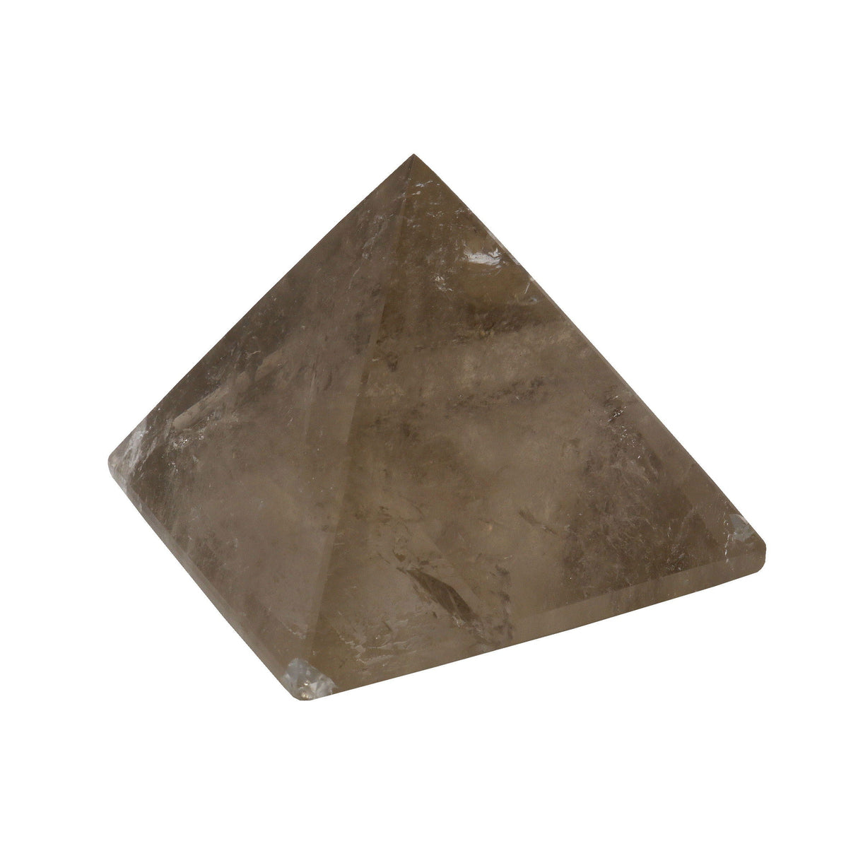 Pyramide en Quartz Fumé 38mm