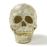 Gold Colored Skull Jewel Box