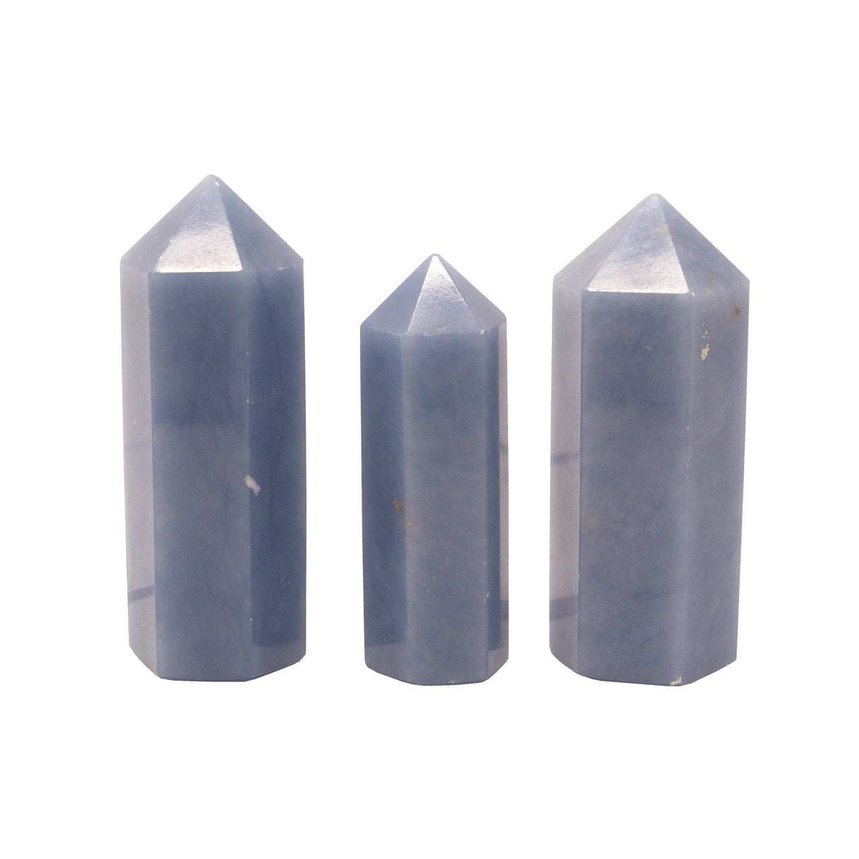 Angelite Crystal Tower - Medium (Singles)
