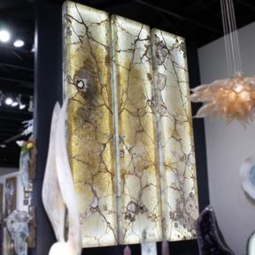 View of Pearlescent Onyx Wall Panel -Single (left)