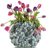 Fluorite Gemstone Vase - Oval
