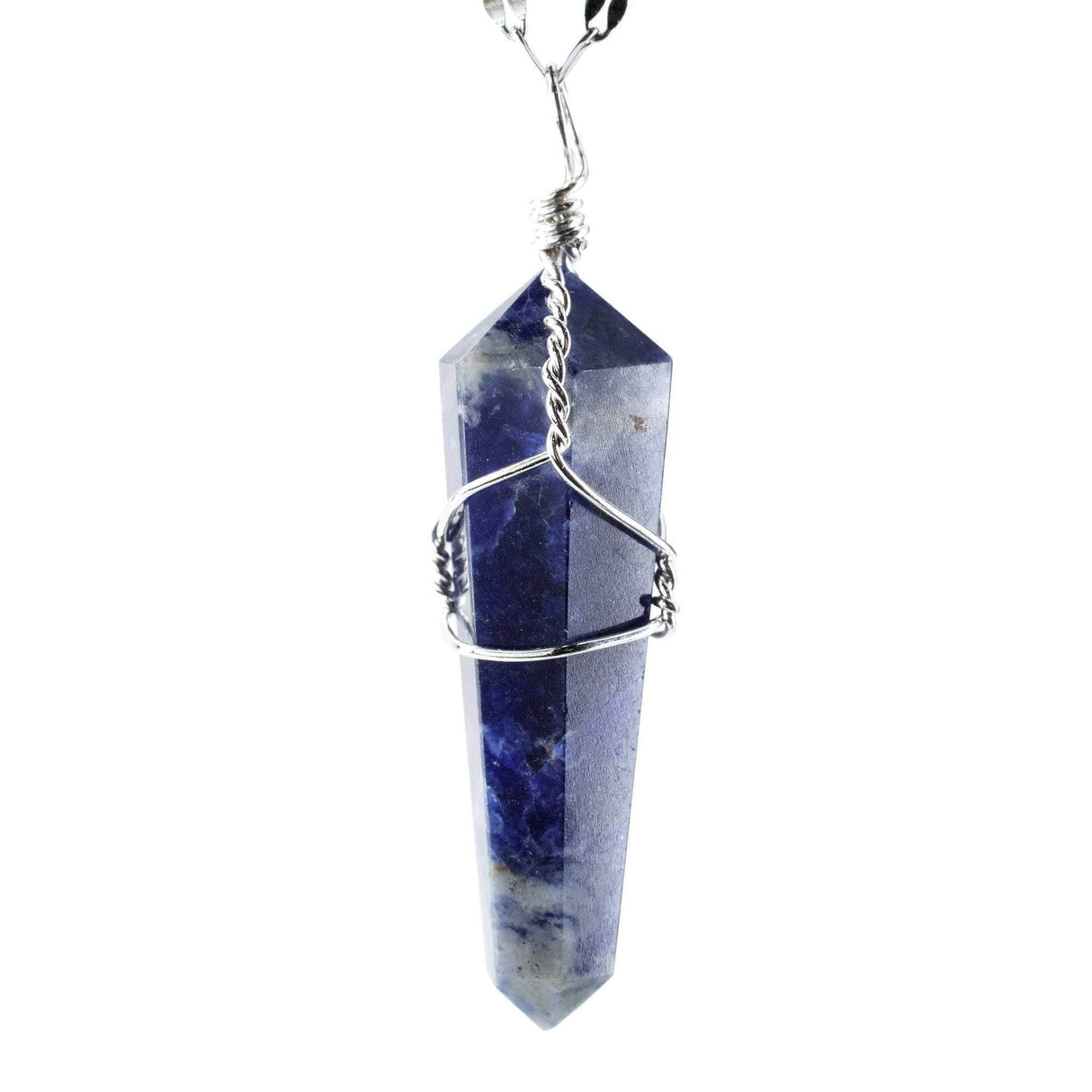 Sodalite Wire Wrapped Pendant