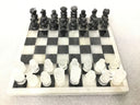 View of Onyx Chess Set Gray \/ White