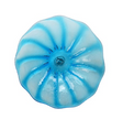 View of Wall Plate Small - Aqua Bubble Starburst