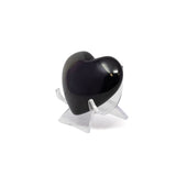 Rainbow Obsidian Heart on Lucite Stand