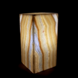 View of Golden Onyx Pedestal Luminary