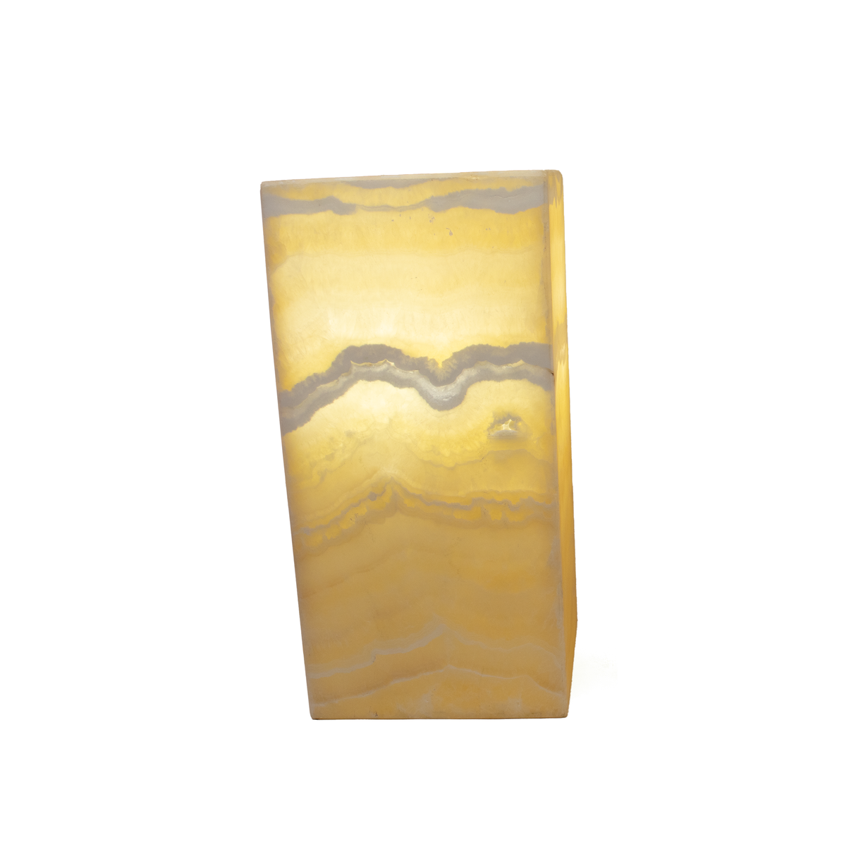 Nube Square Onyx Luminary Pedestal