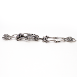 View of Skeleton Stainless Steel Link Bracelet