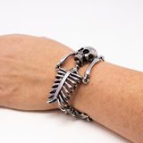 Skeleton Stainless Steel Link Bracelet