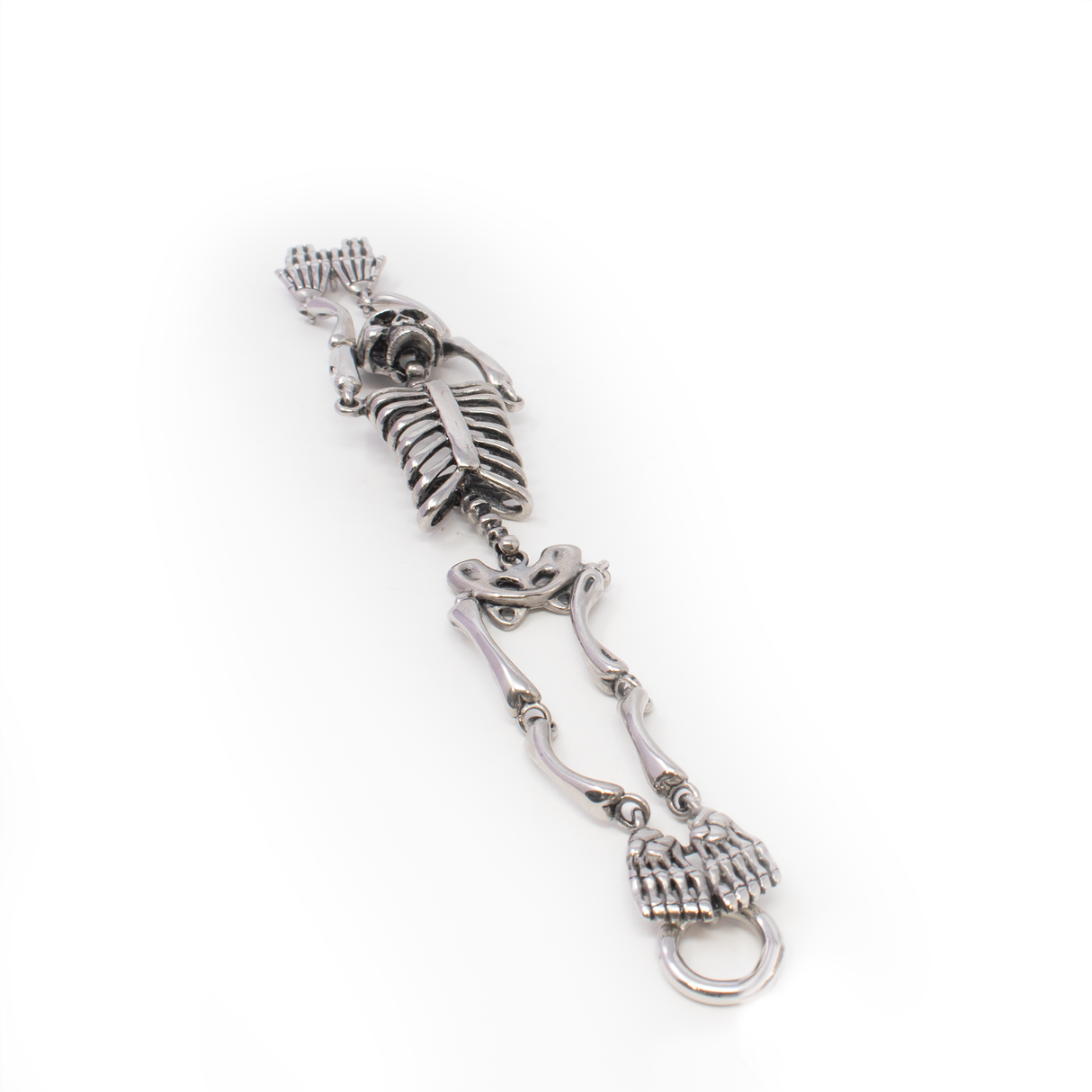 Skeleton Stainless Steel Link Bracelet